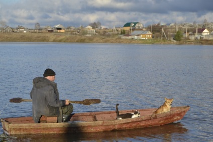 Miért nagyapja úszik egy hajó egy macska és egy kutya, blog greengrey, pin