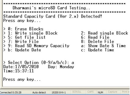 Conectarea cardurilor de memorie sd și sdhc la microcontrolerele atmega8