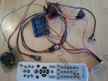 Preamplificatorul de pe procesorul audio tda7318 (tda7313) și arduino