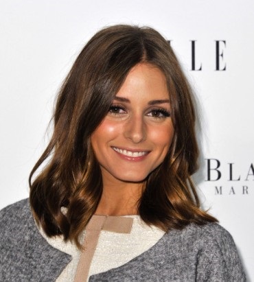 Olivia Palermo frizurák közepes haj fotó