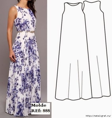 Despre opțiunile de rochie lungă, scheme, modele