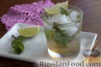 Reteta pentru cocktail mojito cu sirop de menta pe