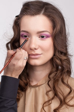 Romantic make-up master-class de la doar make up