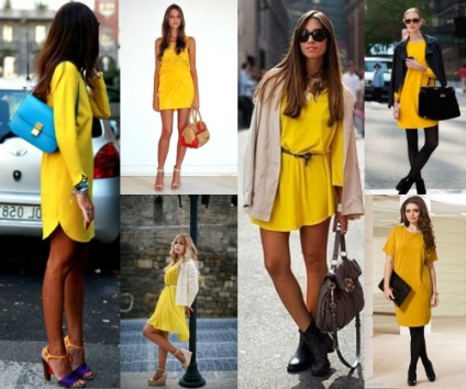 Abból, amit viselni sárga ruhát