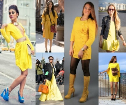 Abból, amit viselni sárga ruhát