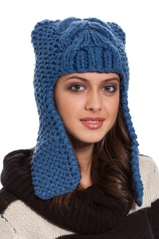 Hat-earflap pentru femei cele mai bune modele din sezonul toamna-iarna