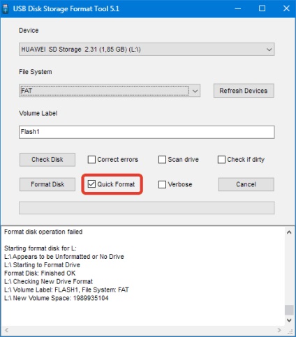 Descărcați instrumentul pentru formatarea hp usb disk format