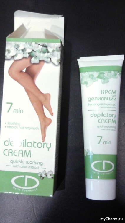 Crema subtire pentru depilare - crema de depilatoare cosmetica delia 7 min cu extract de aloe