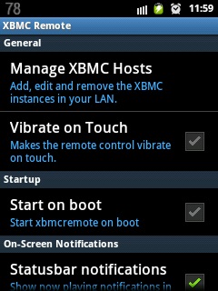 Colectăm un centru media bazat pe ubuntu și xbmc cu panoul de control de pe dispozitivul Android