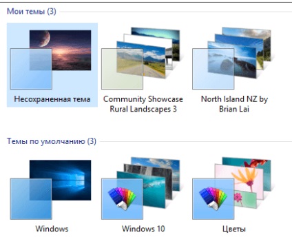 Létrehozása asztali téma Windows 10-