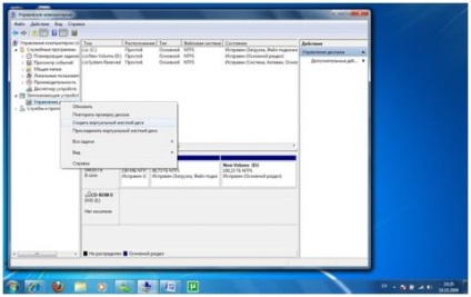 Crearea hard diskurilor virtuale în Windows 7