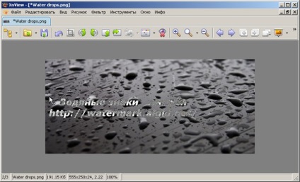 Статьи - Crearea unui filigran cu programul xnview