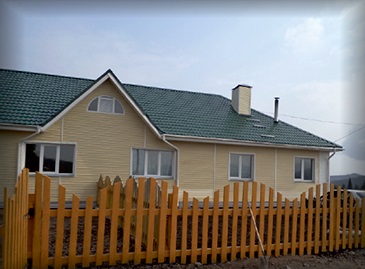 Constructii de case la cheie in Krasnoyarsk, proiecte si preturi, case din grinzi, case din lemn