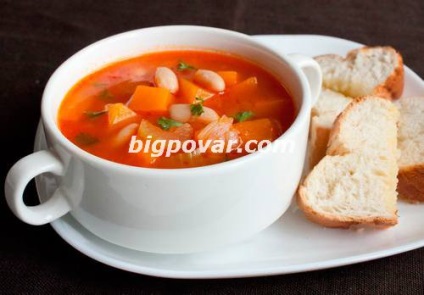 Supă cu rețetă de supă de legume cu fotografie, gătit pas cu pas