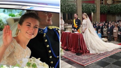 Esküvő Prince Guillaume és hercegnő Stephanie