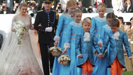 Esküvő Prince Guillaume és hercegnő Stephanie