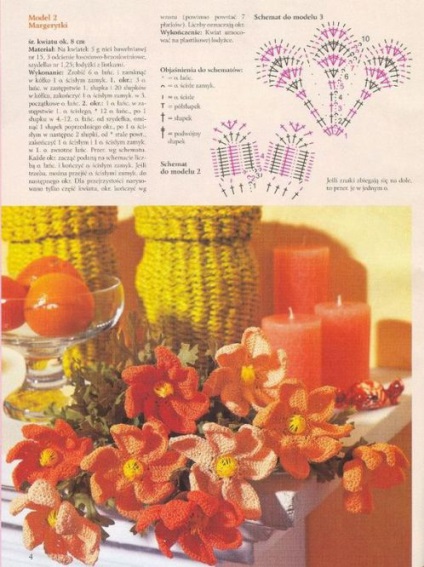 Rendszereket horgolt színek - lila pipacs Calla rózsa, édes otthon - Kézzel készített kézműves és ötletek