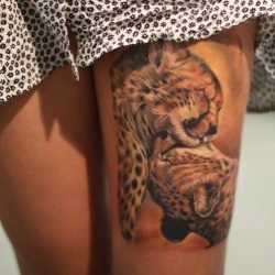 Tattoo ghepard