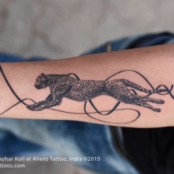 Tattoo ghepard