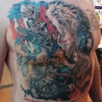 Tattoo de semnificație, fotografie și schițe St. George the Victorious