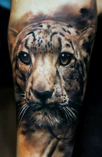 Tattoo ghepard - sens, schițe și fotografii de tatuaje