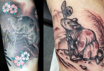 Rat tatuaj, cele mai renumite șobolani