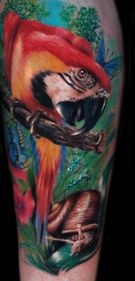 Parrot Tattoo