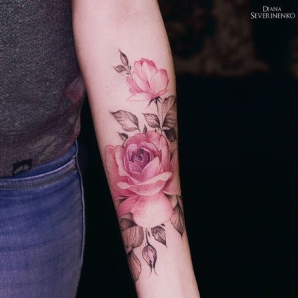 Tattoo flori cele mai bune idei pentru fete