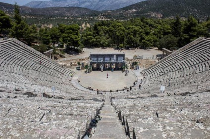 Teatru în epidural, Grecia fotografie, recenzii, sfaturi înainte de vizită