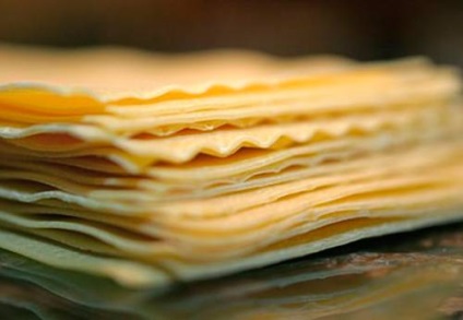 Tészta lasagna - a megfelelő recept
