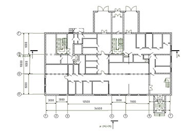 Planul tehnic al casei din Shakhovskoy și districtul Shakhovskiy
