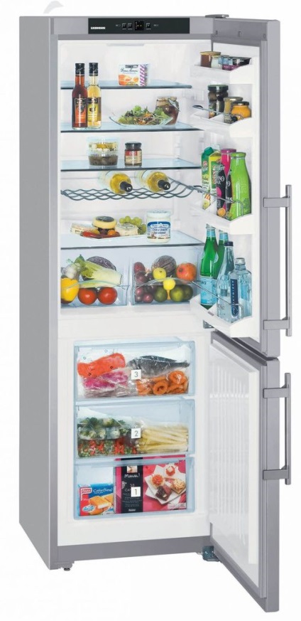 Transportul frigiderului se află pe o parte în poziție orizontală
