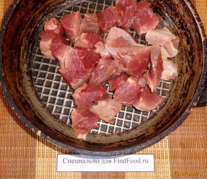 Carne de vită rețetă cu rețetă de dovlecel cu o fotografie