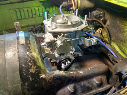 Instalarea unui carburator cu două camere sollex 21081 pe zaz-968m