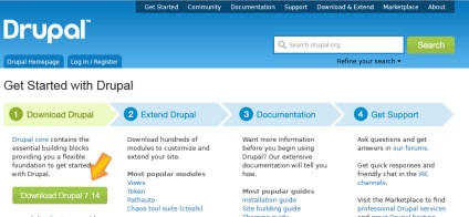 Instalarea și localizarea drupalului 7 pe serverul local xampp