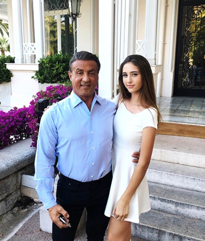 Victoria Bonya la felicitat personal pe Silvestra Stallone la petrecerea aniversară din Monaco, salut!