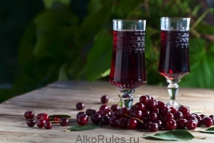 Cherry tincture pe rețete de vodcă, alcool sau lună