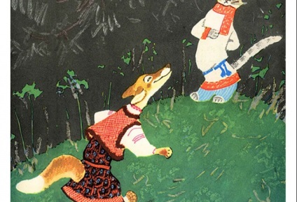Wolf - un nebun, povestea folk rus lup - un nebun, basme despre animale pentru copiii de cele mai mici