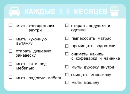 Това е колко често трябва да се почисти и измие всички неща в къщата! Сега няма да се изплаши поддържането