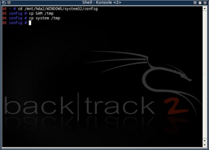 Hacking parolele de Windows folosind backtrack2