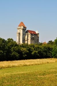 Castele din Austria inferioară burg leichtenstein (sub vena) și zona înconjurătoare