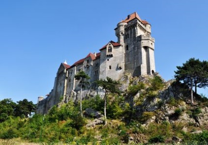 Castele din Austria inferioară burg leichtenstein (sub vena) și zona înconjurătoare