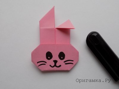 Bunny origami - figuri pliabile cu origami modulare tehnică cu fotografii pas-cu-pas