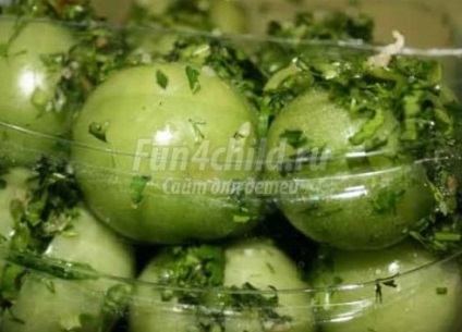 Green Tomatoes for Winter - rețete cu fotografii