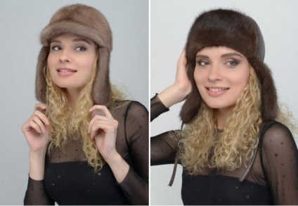Pălărie de blană pentru femei cu capace - cu ce să poarte