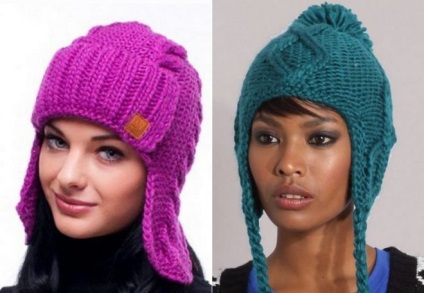Pălărie de blană pentru femei cu capace - cu ce să poarte