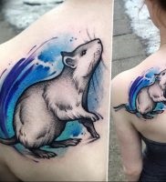 Înțeles rat tattoo meaning, story, photo, sketches of drawings