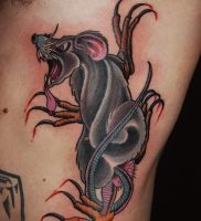 Înțeles rat tattoo meaning, story, photo, sketches of drawings