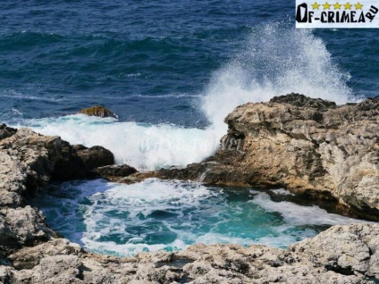 Bowl de dragoste (Cape Tarhankut) - unde este pe harta din Crimeea, fotografie