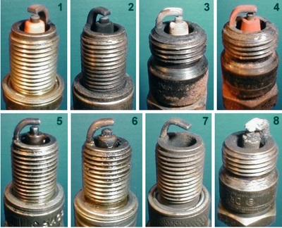 Diagnosticarea motorului asupra stării lumanarilor